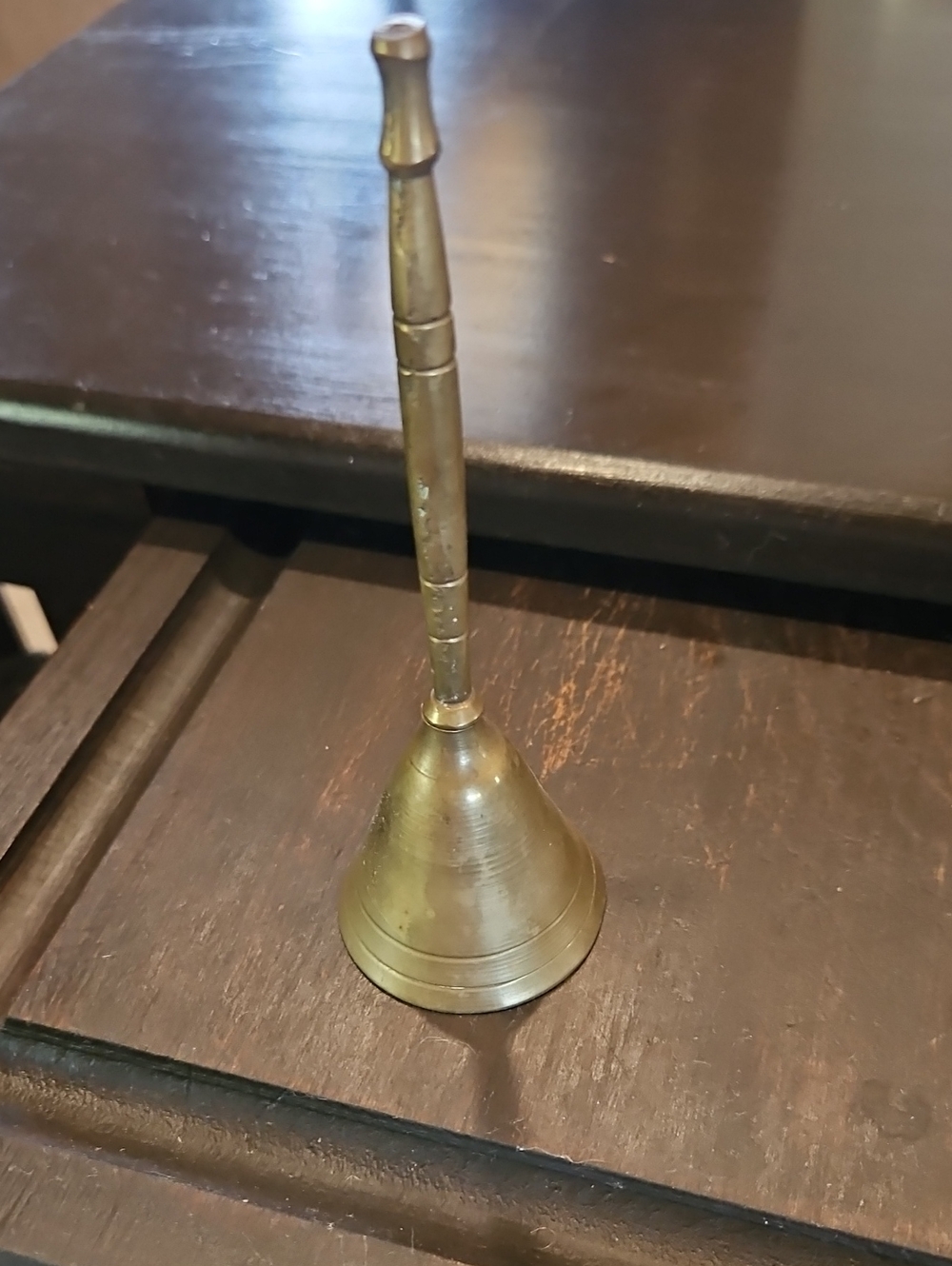 Brass Table Bell — Classic Gold Finish